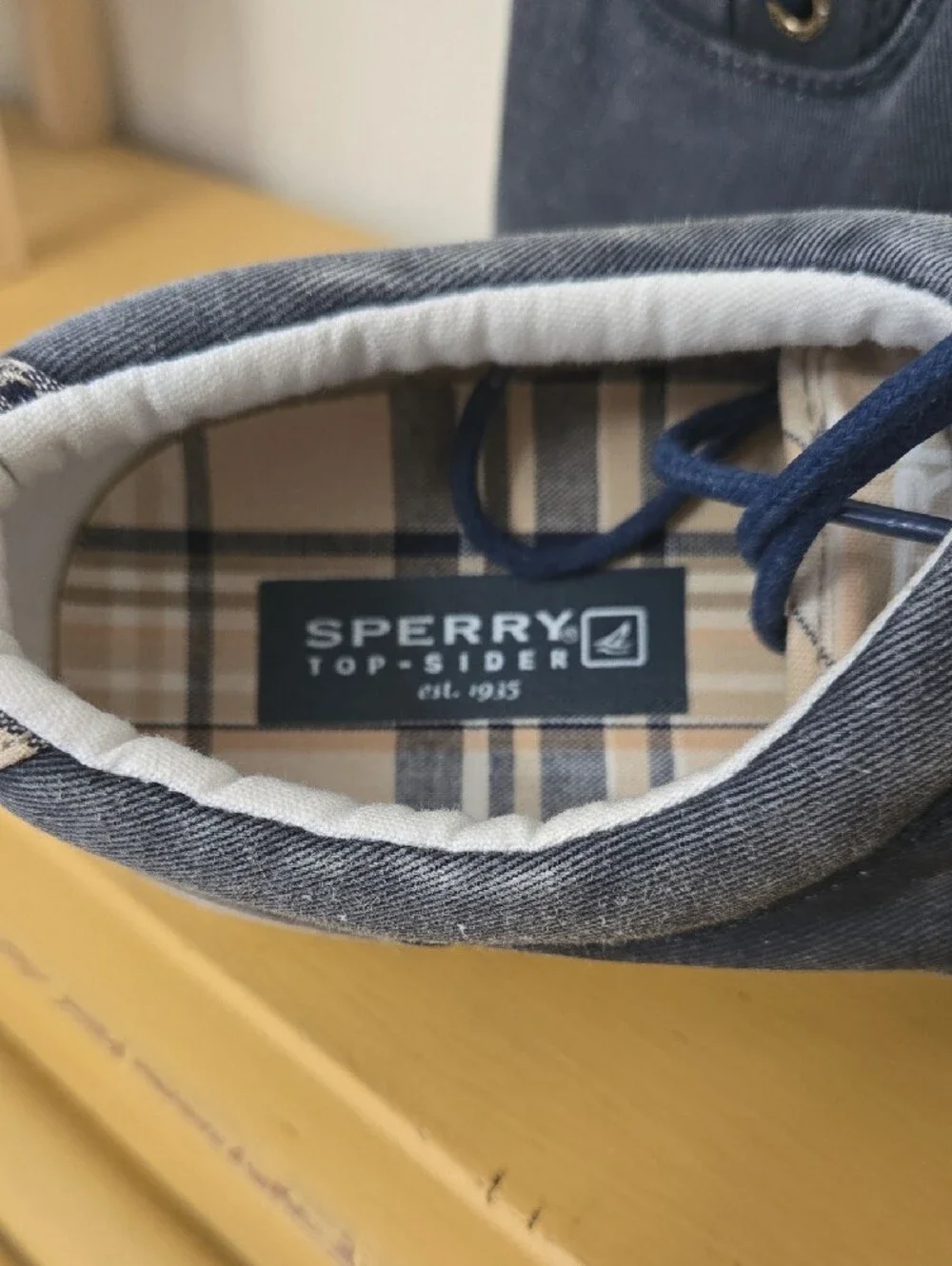 Sperry Men's Dark Navy Canvas Low-Top Sneakers